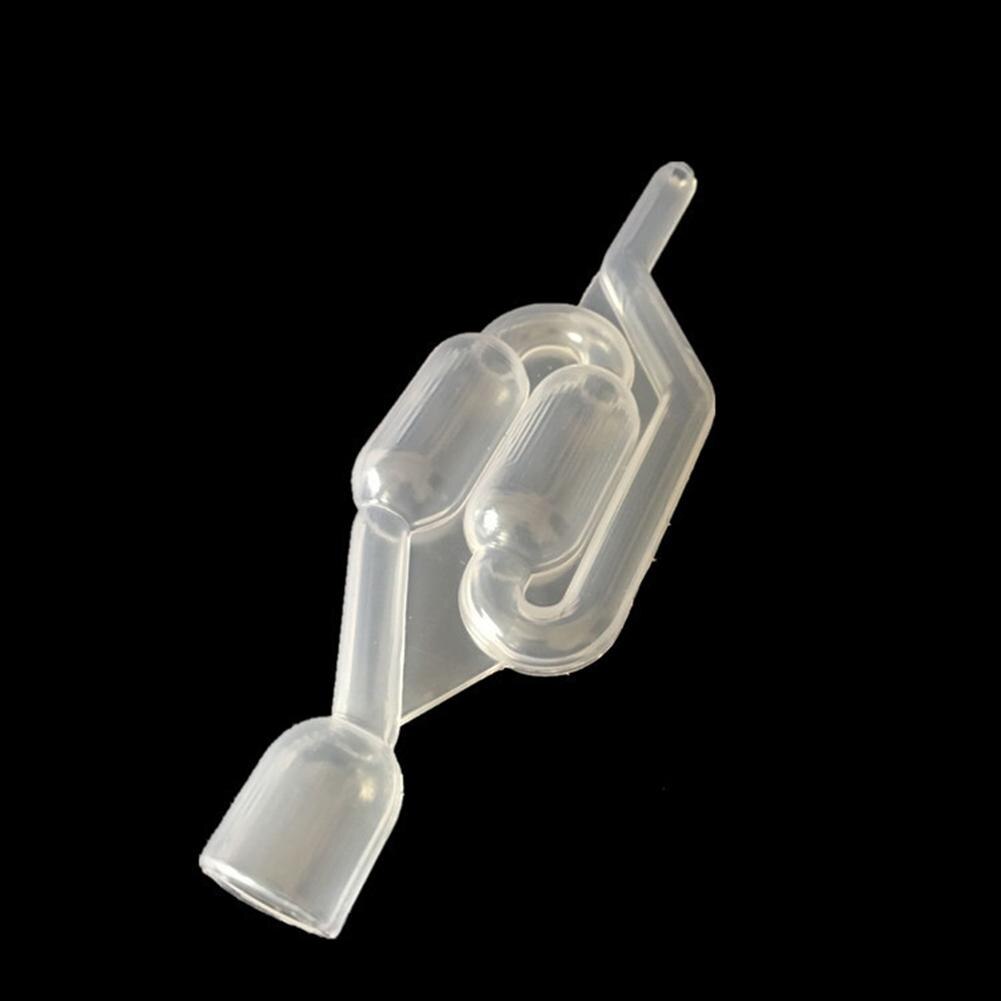 Nyeste udstødning envejs hjemmebryg vin gæring luftsluse luftlås kontraventil vandforseglede ventiler plast luftsluse vinfremstilling