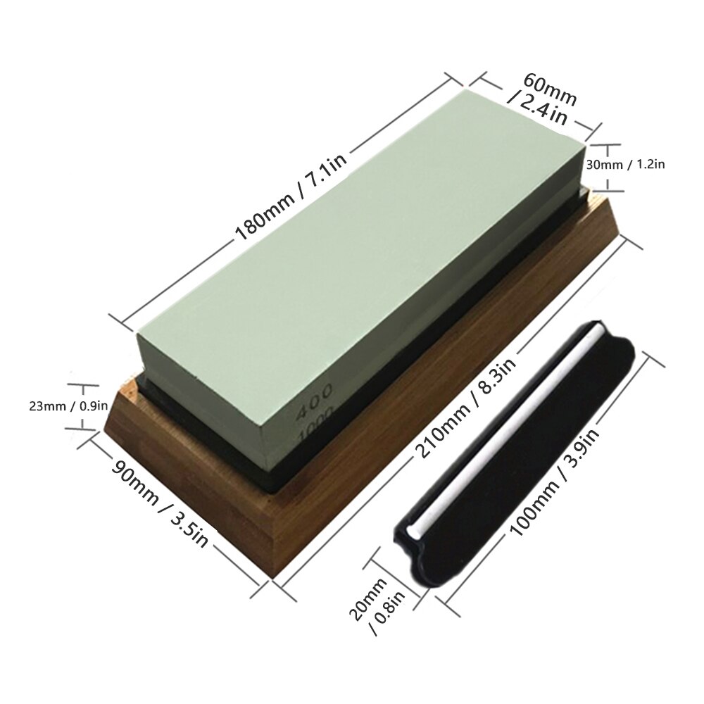 400 1000 3000 5000 8000 Grit Dubbelzijdig Slijpsteen Base Hoek Gids Set Keuken Messenslijper Slijpen Slijpsteen blade: 400 1000 grit