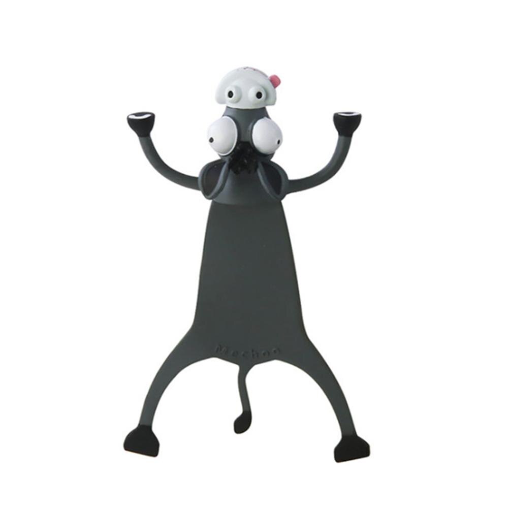 3D Animal Wacky Bookmarks Cute Book Marks Cartoon Bookmark for Kids Teens Boys Girls Help with Reading: donkey