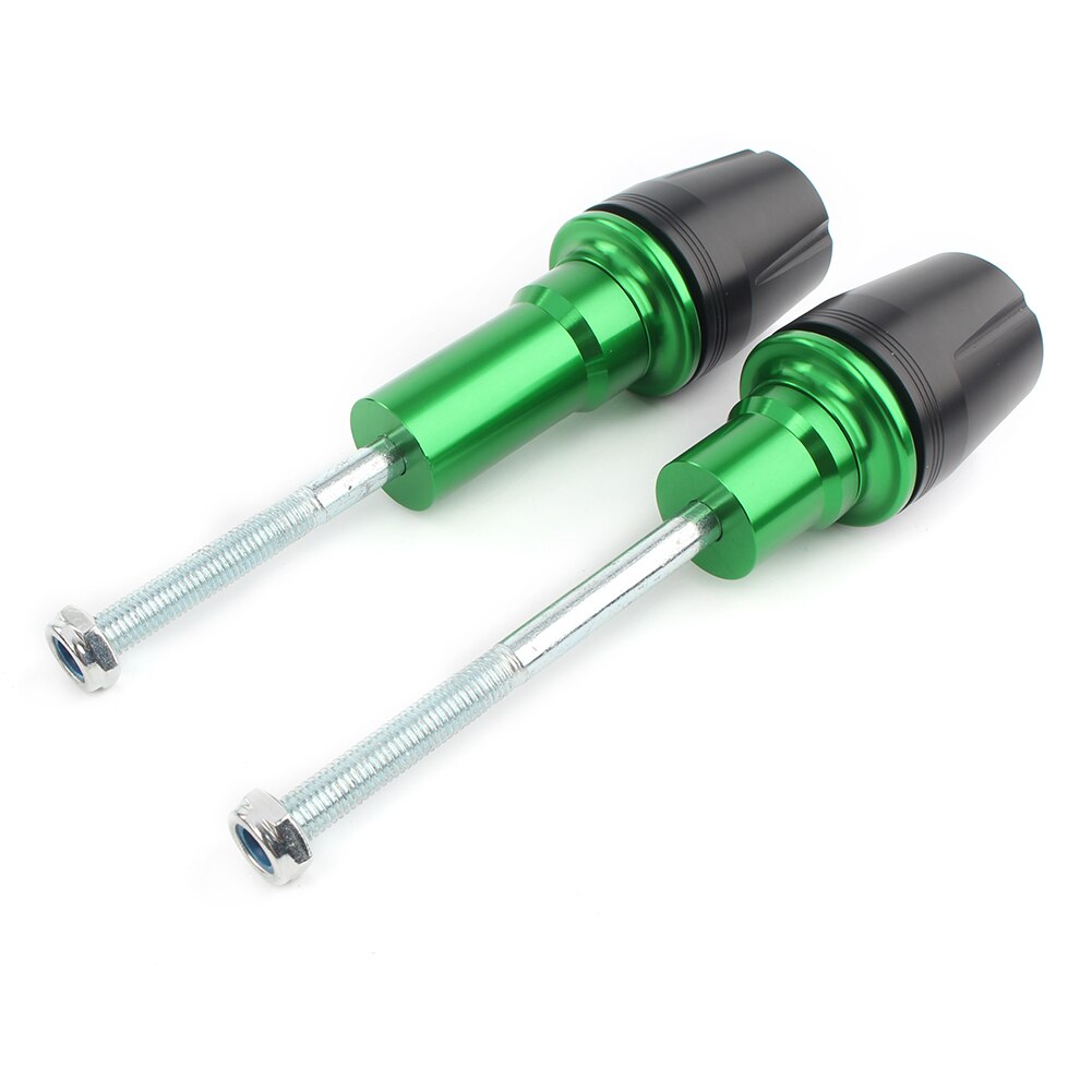 Motorrad Rahmen Schieberegler Anti Absturz gefallen Schutz Schutz Für Kawasaki Z650 ninja 650 2Stck: Grün