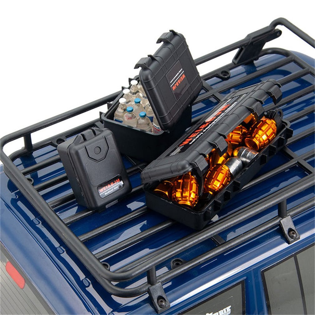 3pcs/set Mini Portable Toolbox Storage Plastic Box Accessories Remote Control Car Universal Decoration Tool