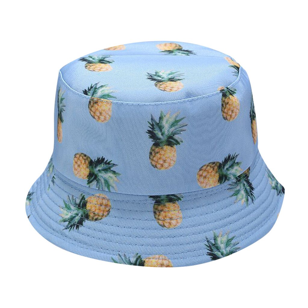 Emmer Hoed Zomer Mannen En Vrouwen Fruit Print Dubbelzijdig Opvouwbare Visser Hoed Emmer Cap Sombrero De Pescador Para hombre #30: B