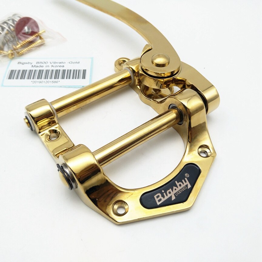 Chrome /Gold B500 Vibrato Tailpiece System Electric Guitar Bridge Guitar Parts Made in Korea
