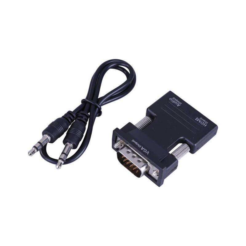 1080 P HDMI naar VGA Adapter Digitaal Naar Analoog Audio Video Converter Kabel voor TV Box Projector LED Display