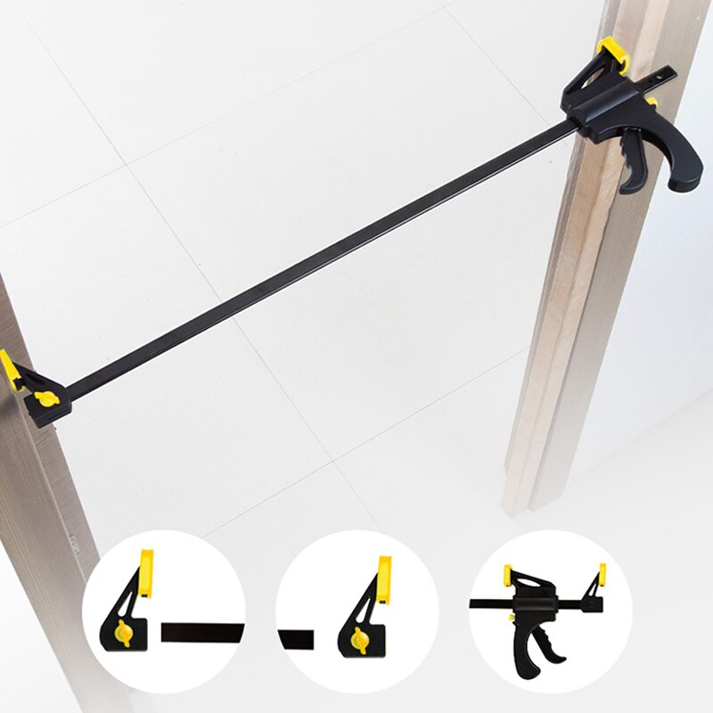 DTBD 20PC 4INCH F Clip Quick Ratchet Release Speed Squeeze Wood Working Work Bar F Clamp Clip Kit Spreader Gadget Tool Hand Tool