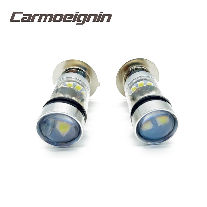 2 stk 100w 6000k 1100lm h6 ledet frontlys hvit til suzuki ltz 400 z400 quadsport 2003 2004 2005 2006 2007