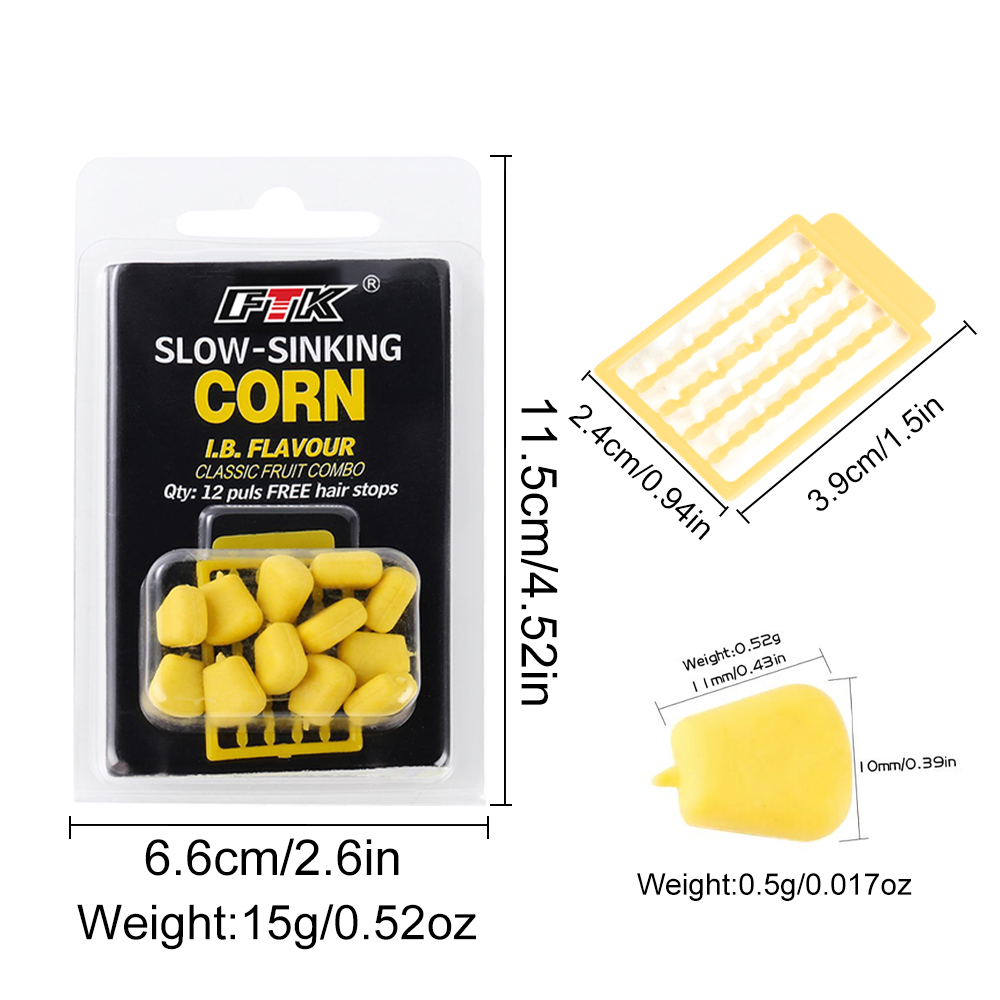 FTK Boilies emergentes, accesorios de pesca de carpa, cebo de pesca con flotabilidad para aparejo de pelo de carpa, método alimentador, Boilies flotantes, aparejos de pesca: Dorado