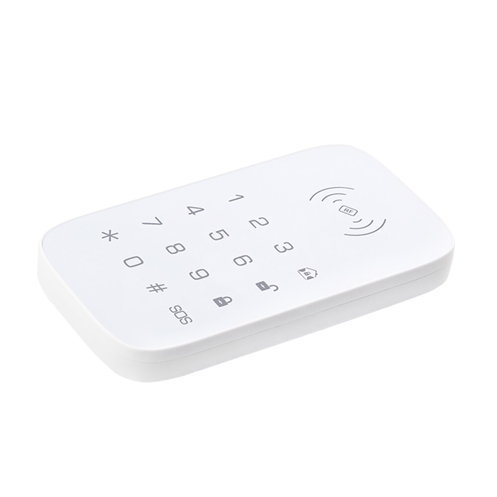 MULO 433MHz Wireless Keypad Suppord RFID Card Compatible Alarm System Home Security PG107 PG105 PG103 Wireless Password Keypad