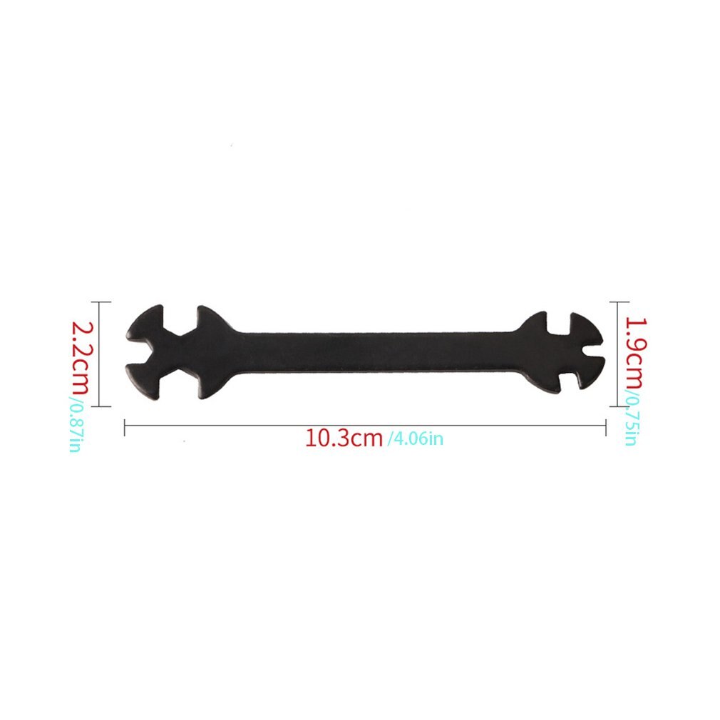 6 en 1 herramienta especial llave inglesa para tensores y nueces 3 4 5,5 7 8MM para 1/5 de 1/8 de 1/10 M3 M4 M5.5 M7 M8 tuerca de tornillo RC Coche