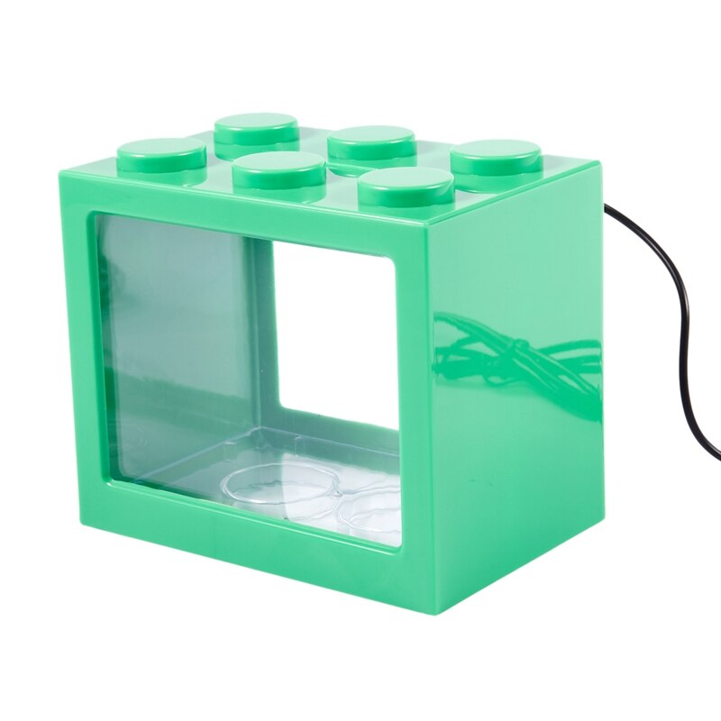 Big Mini USB LED éclairage clair Aquarium ornement Aquarium bureau décor de bureau, vert
