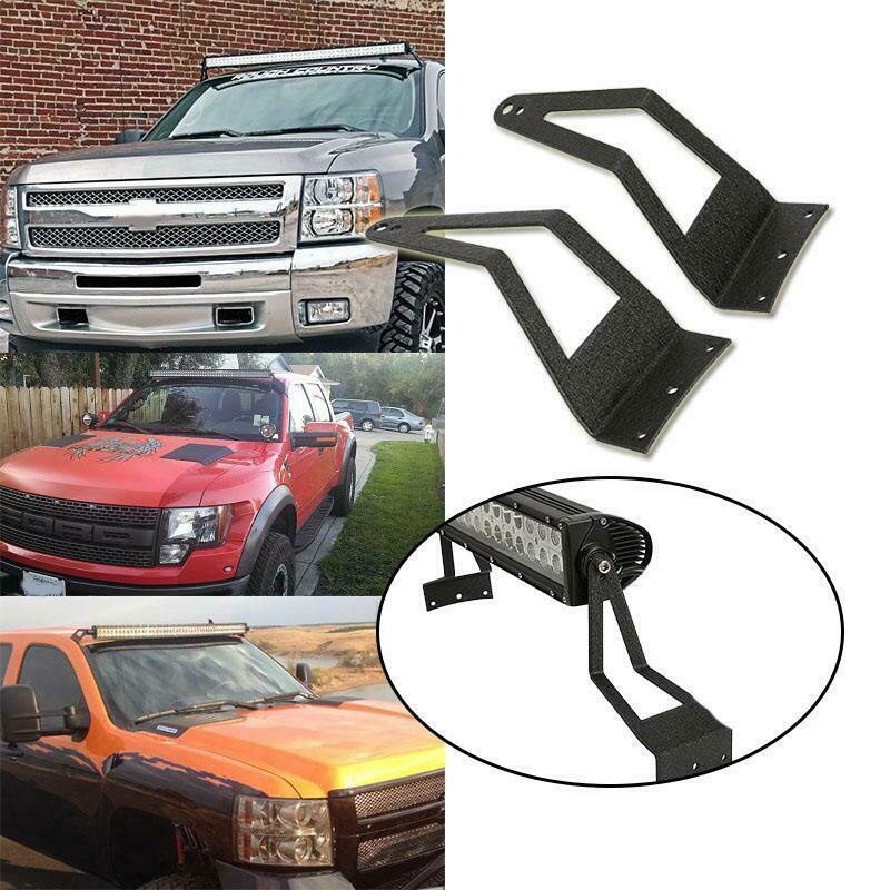 50 inch Roof Straight/Curved LED Light Bar Mounting Brackets Holder for Ford F250/F350/F450 1999