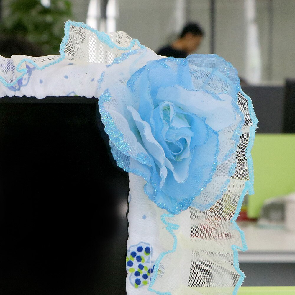 Screen cover 17-22 inch Soft Fabric Craft Tv Dust Cover Desktop Curved Screen Stick Wall-Mounted Computer Monitor Protection