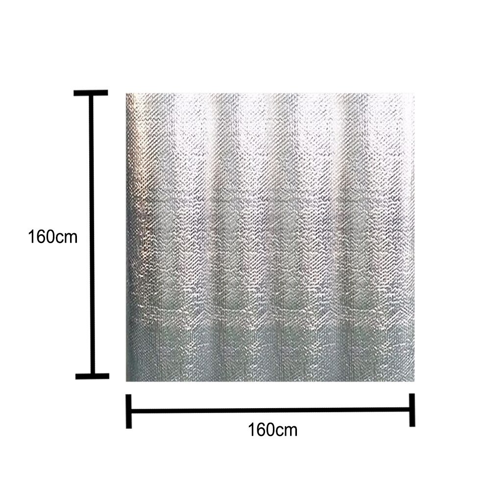 Ldpe swimmingpooldæksel vandtæt støvdæksel swimmingpool tilbehør swimmingpoolisolering varmeisolering dækfilm: 160 x 160cm