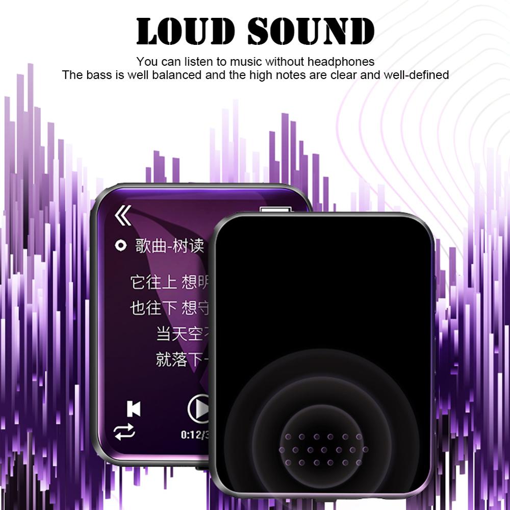 Bluetooth MP4 Speler Touch Screen 8Gb 16Gb Muziekspeler Met Fm Radio Video Speler E-book Speler MP3 Met speaker