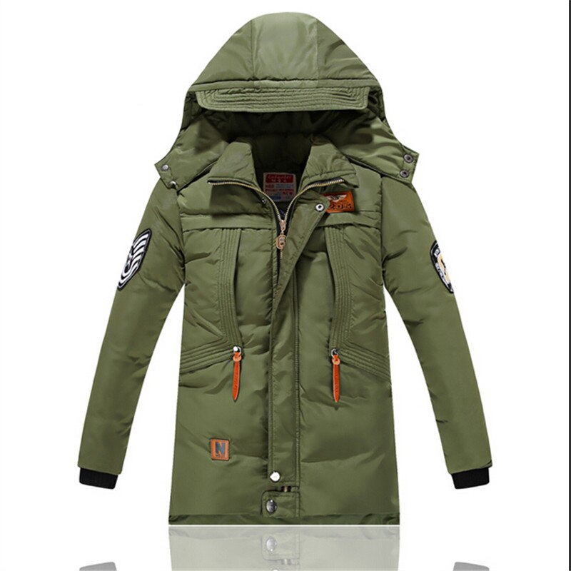 Chaqueta de invierno para chico de poliéster, abrigo grueso de algodón a la , versión coreana, ropa informal ajustada,