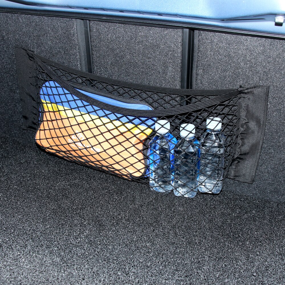 Car Back Rear Trunk Seat Storage Bag Mesh Net for Jeep Renegade Grand Dodge Ram 1500 Journey Charger Dart Challenger