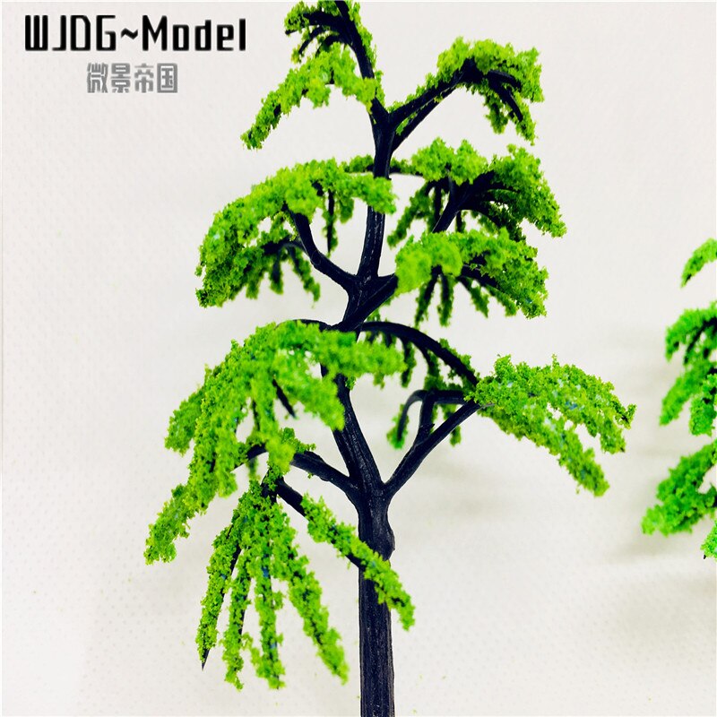 wiking100artificial Plastic model trees Architecture 9.5cm ABS plastic for railroad model train layoutGarden street trees