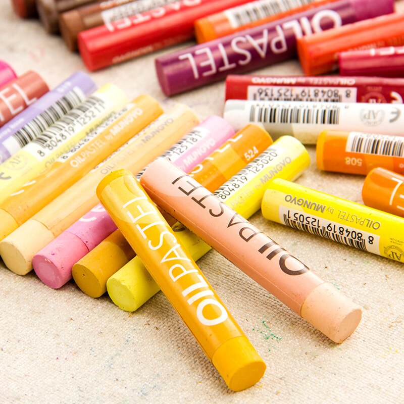 Mungyo Olie Pastel Voor Kunstenaars 12/ 24/36/48 Diverse Metallic | Fluorescerende | Normale Kleur Box Set