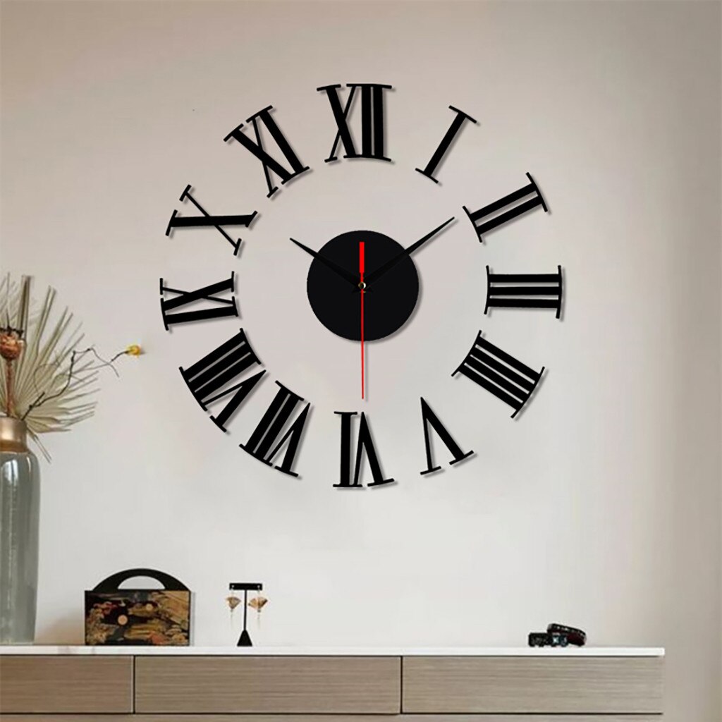 30 Frameloze Diy Muur Mute Klok 3d Spiegel Oppervlak Sticker Home Office Decor 3d Spiegel Oppervlak Muur Mute Klok Thuis decor