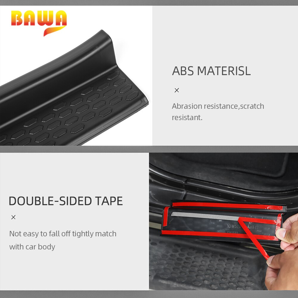 Car Accessories for Jeep Wrangler JL JT 2022 Welcome Pedal Cover Door Enter Guard Sill Scuff Plate Black