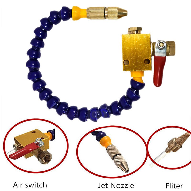 Mist Coolant Lubrication System Cooling for CNC Lathe Milling Drill Machine 5mm