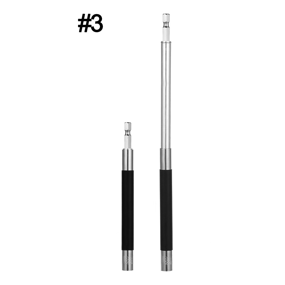 80/120/140mm Magnetic Quick Release Screwdriver Bit Holder Conversion Telescopic Electric Drill Extension 1/4" Hex Shank for Rep: 140mm