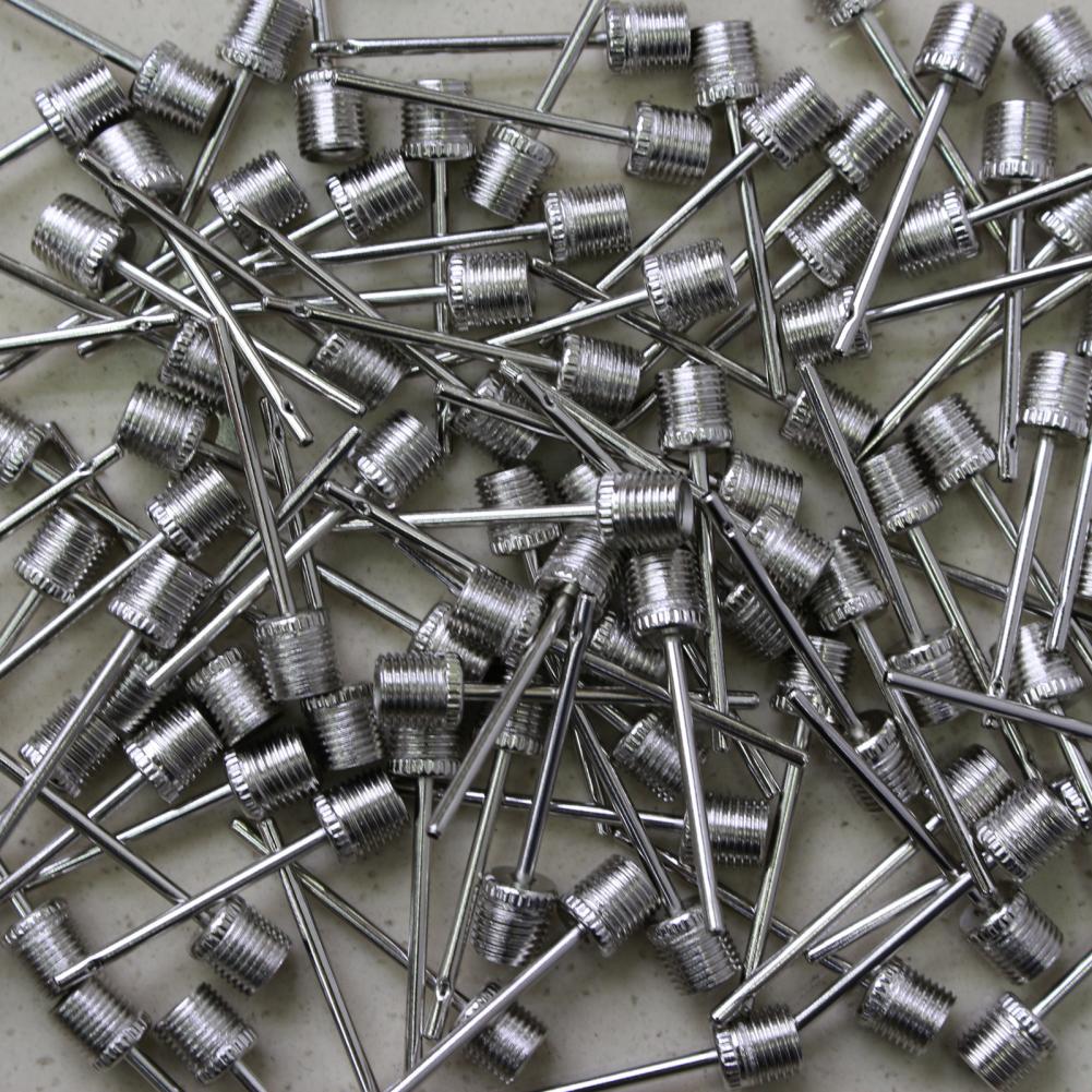 Standard-aufblasnadeln aus metall, aufblasnadeln für basketballbälle, 10 stück