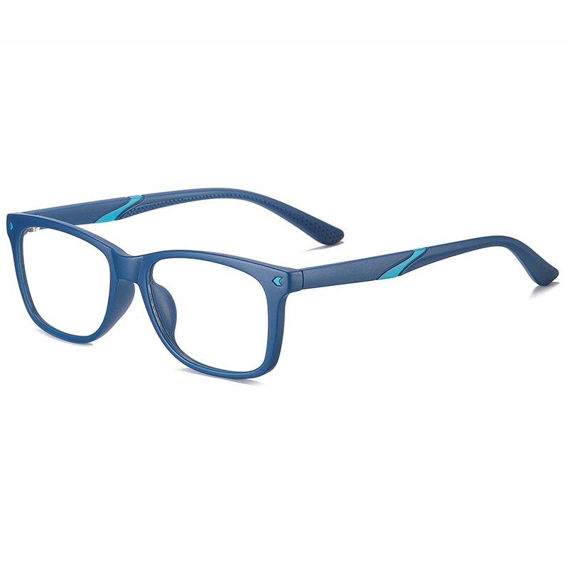 Dreng pige optisk vision pleje computer briller unisex blå lys blokerende briller fleksible børn briller: C4