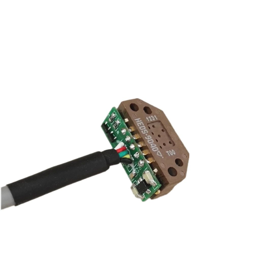 CALT 56mm micro rotary encoder module 12 15mm hole shaft line driver output DC 5V PD56 cable side