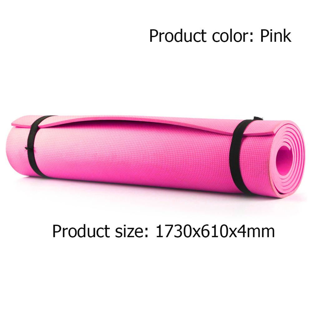 4/6mm EVA Yoga Mat Non-Slip Environmental Gymnastic Durable Pilates Exercise Mat Body Building Supplies Yoga Mats: Pink 4mm