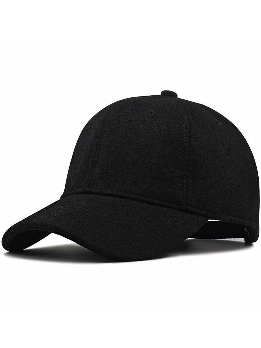 57-62cm 61-68cm big head man cappelli da baseball in lana di grandi dimensioni uomo inverno all&#39;aperto plus size cappellini sportivi in feltro