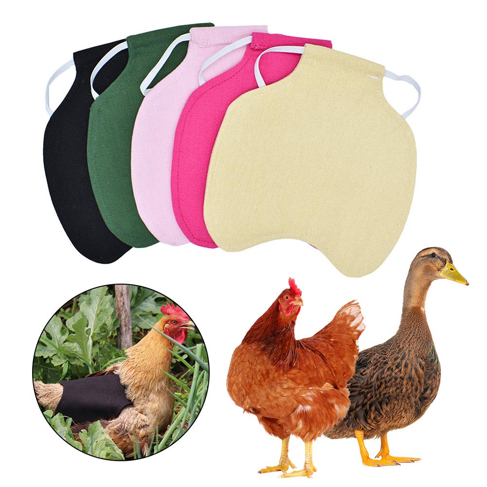 Hønsadel forklæde fjer rygbeskytter enkelt skulderrem standard kylling jakke husholdning fjerkræ forsyninger