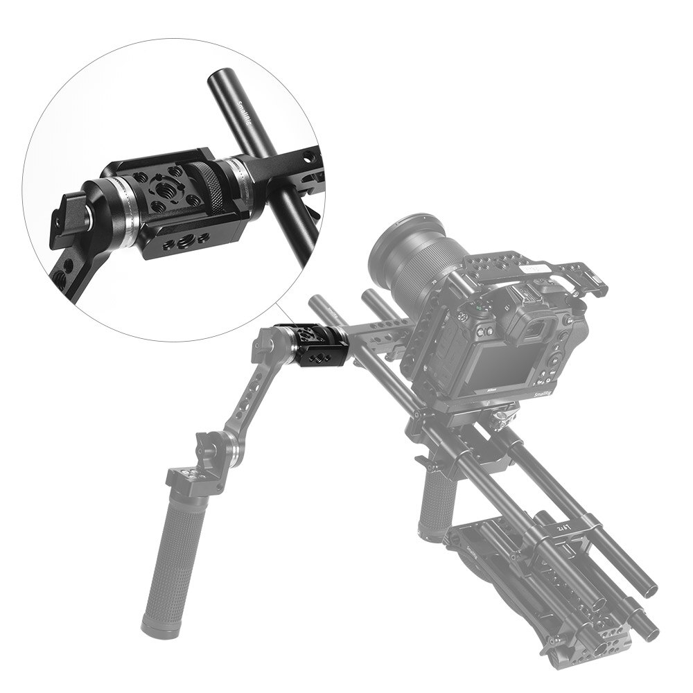SmallRig Arri Rosette Verlängerung (65mm) für Gimbal griff Montage oder schiebt einen schulter Anlage griff weitere aus zu der seite 2384