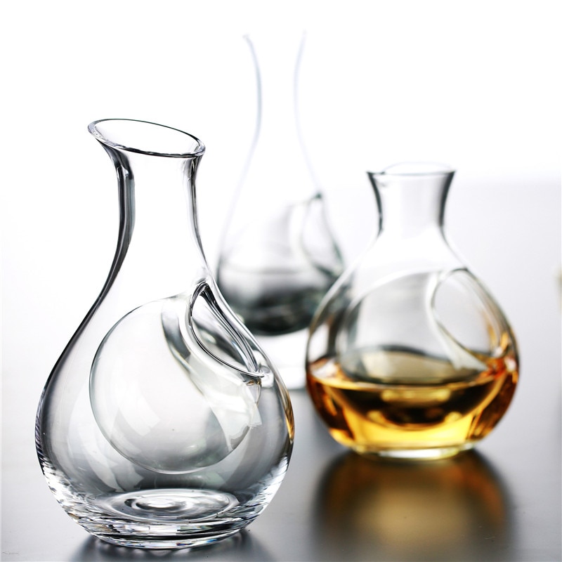Japan kristall iskolv glas vinflaska hamster bo kylrum hål skull glas öl svalare vin dispenser karaff karaff