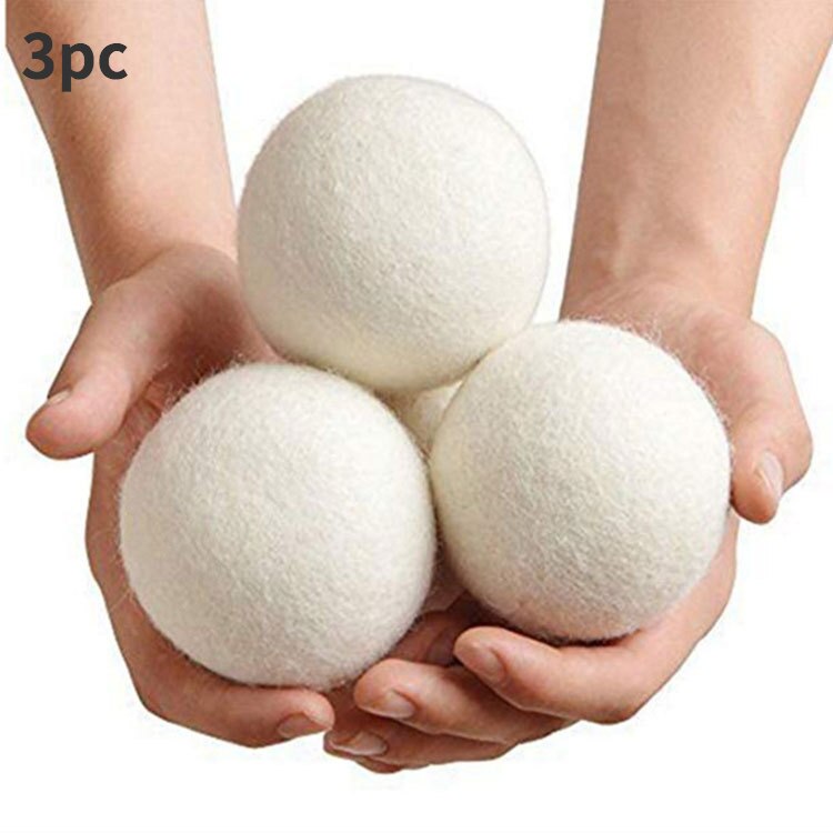 Wol Droger Ballen Herbruikbare Waterontharder Wasserij 5Cm Wasgoed Bal Wassen Ballen Wol Droger Ballen Wasmachine Accessoires: 3pcs