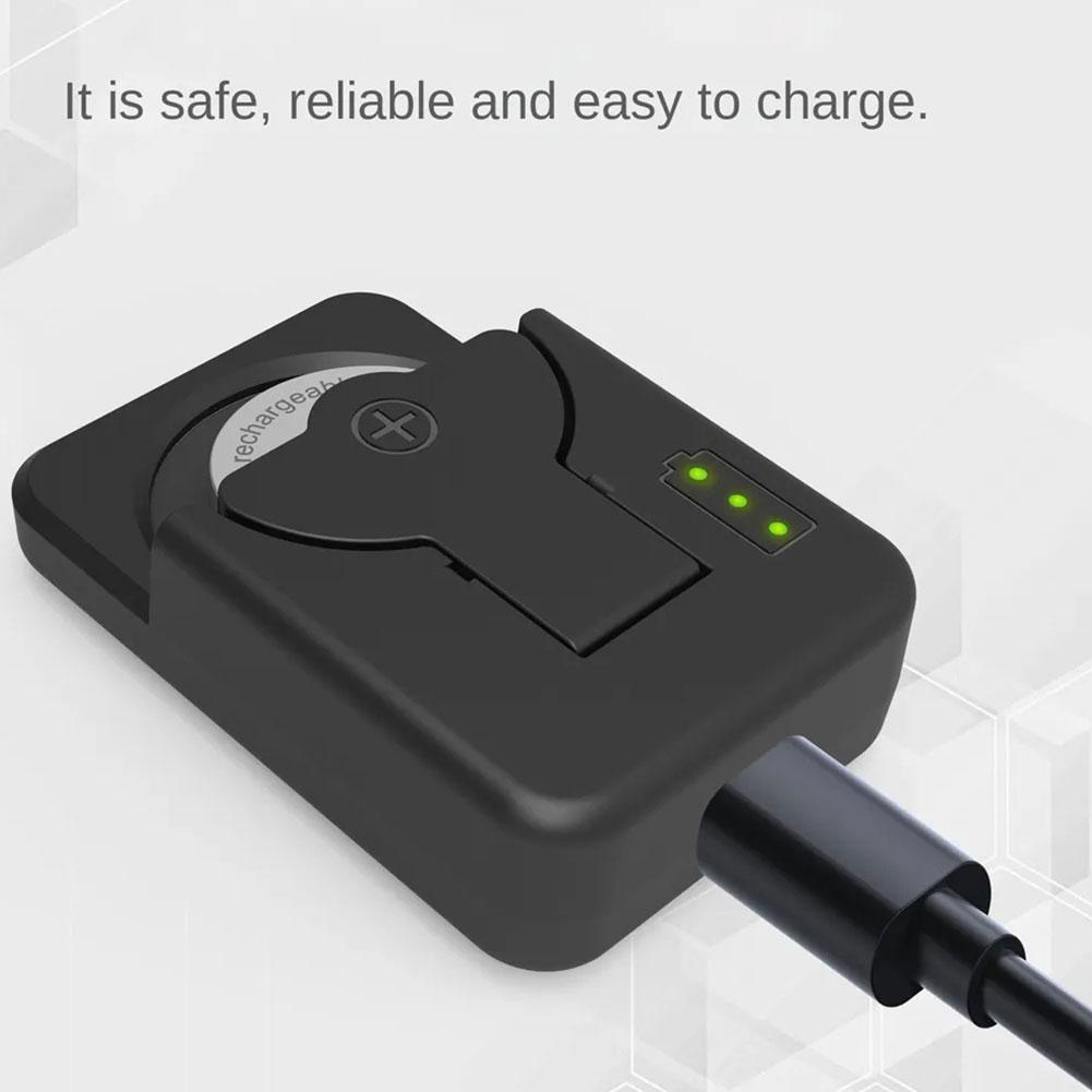Cargador de batería de botón con indicador LED, cargador portátil Universal para accesorios LIR2016 LIR2025 LIR2032