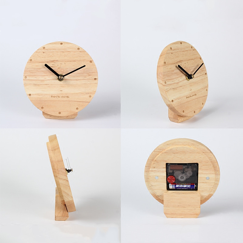 Nordic Creative Desk Clock Living Room Clock Ornaments Modern Minimalist Desk Clock Bedroom Mute Decorative Desk Clock Personality Clock