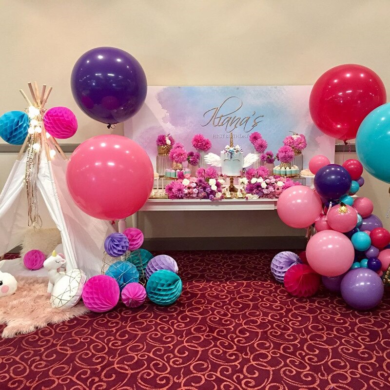 1 Pcs 36 Inch Kleurrijke Grote Latex Ballonnen Helium Inflable Blow Up Giant Ballon Bruiloft Verjaardag Ballon Decoratie