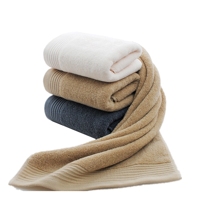 Toallas faciales 100% algodón para adultos, paños de baño gruesos puros de 34x76cm, color blanco, azul marino y caqui, de alta absorción, para hogar y Hotel