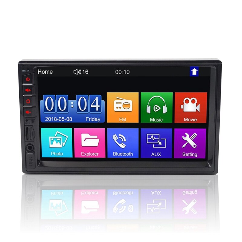 7 inch led hd-scherm stereo 2 din auto multimedia radio bluetooth  mp5 speler 7034