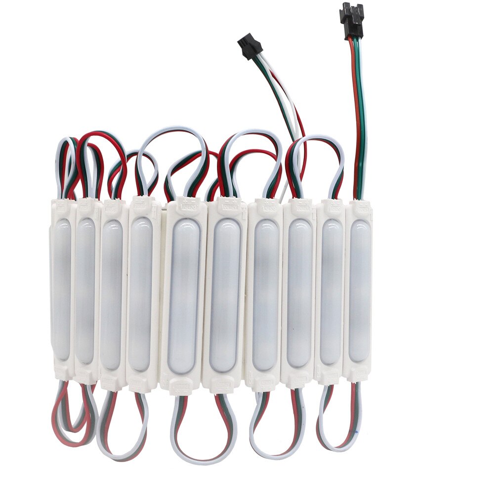 20leds WS2811 2811 IC Full Color Pixel LED Module Light input DC12V IP68 waterproof RGB color Digital LED Pixel Light