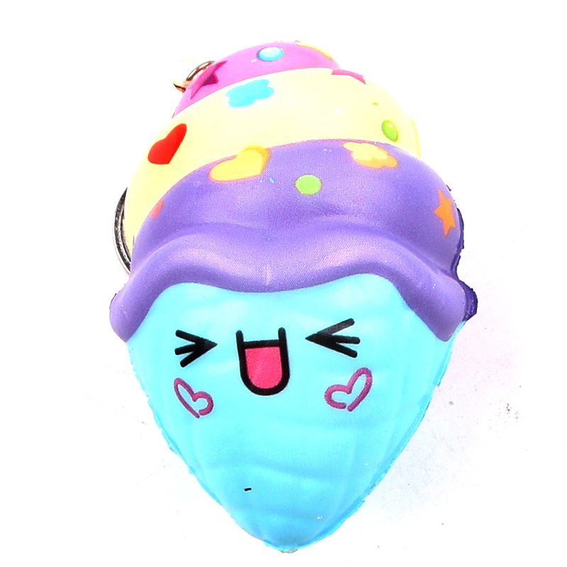 Antistress Squishy Slow Rising Stress Relief Squeeze Toys Gadget Sausage Ice Cream Kawaii Artificial Foods &Vegetables Decor