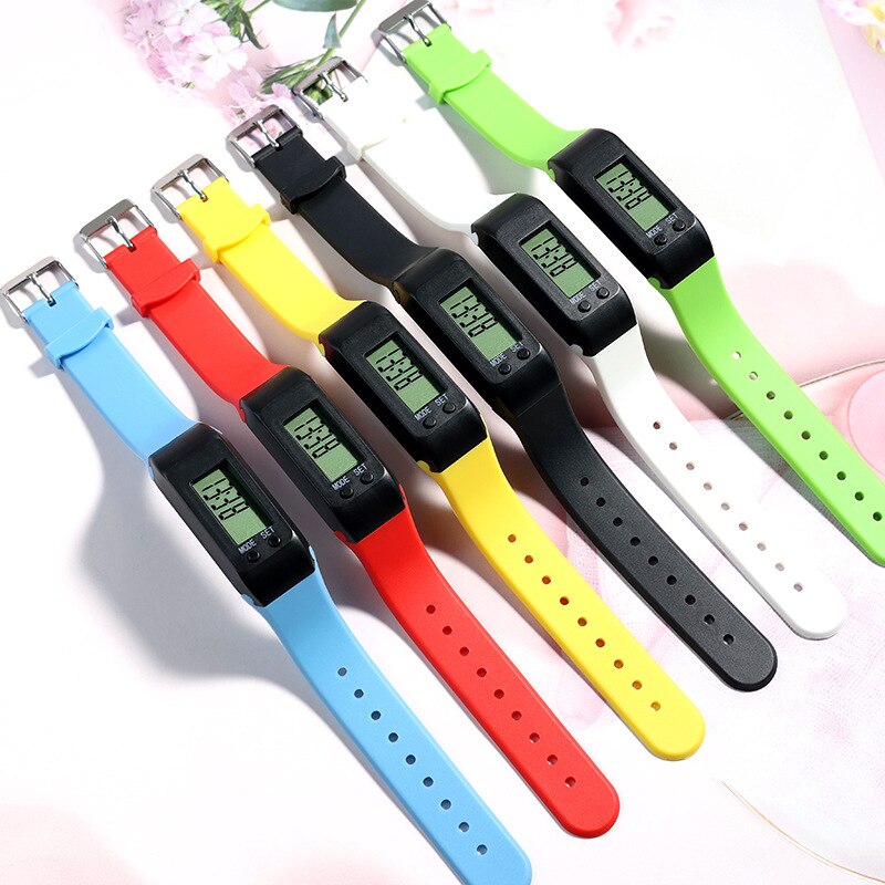 LCD Pedometer Digital Wristband Walking Running Distance Counter Outdoor Sports LCD Pedometer Digital Wristband AUG889