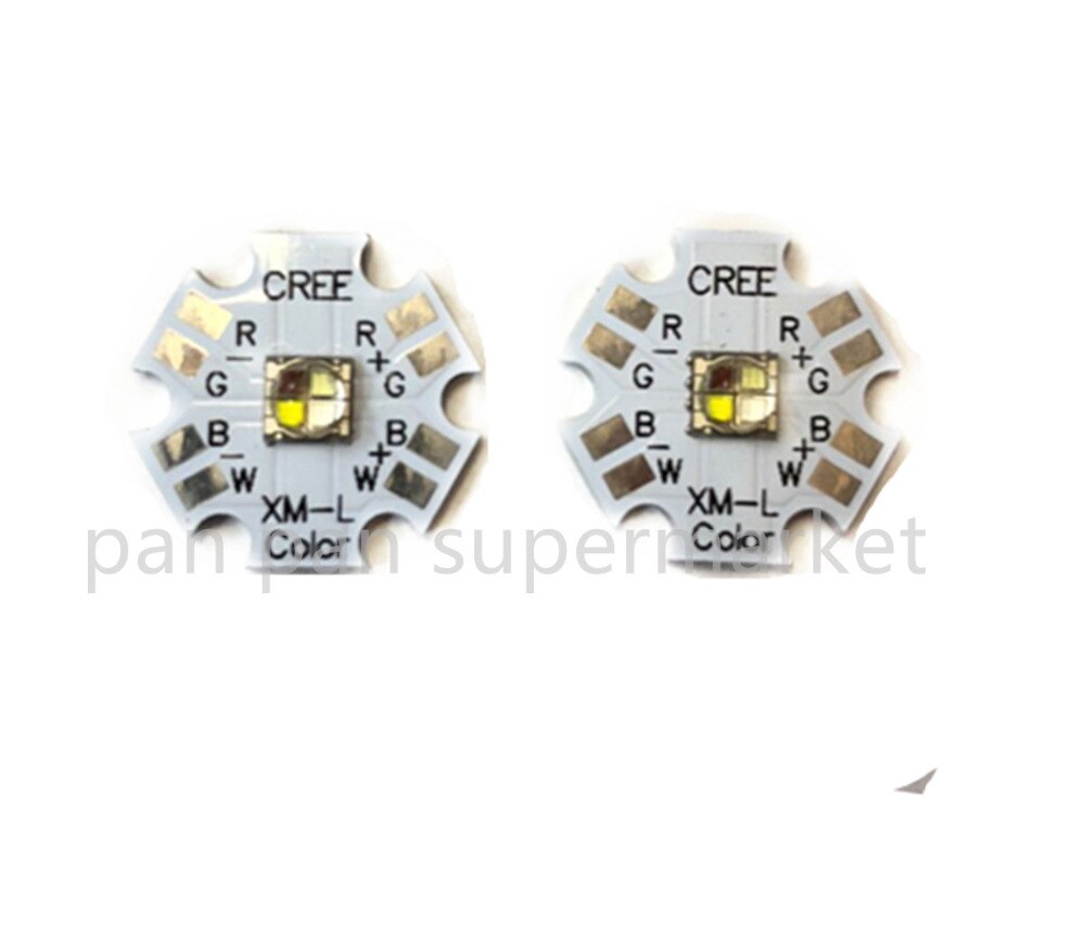 Cree XLamp XML XM-L RGBW RGBWW RGB + Kühlen/warm Weiß 12 Watt 4 Chip LED Emitter Montiert auf 20mm Sterne PCB Für Bühne Licht