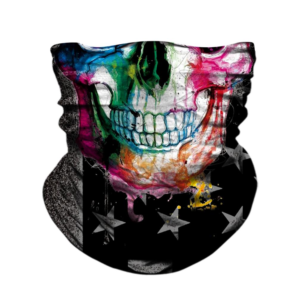 Motorcycle Balaclava Face Mask Cycling Hood Sports Ski Bike Summer UV Protection Shield Hat: HR040858 Bandana