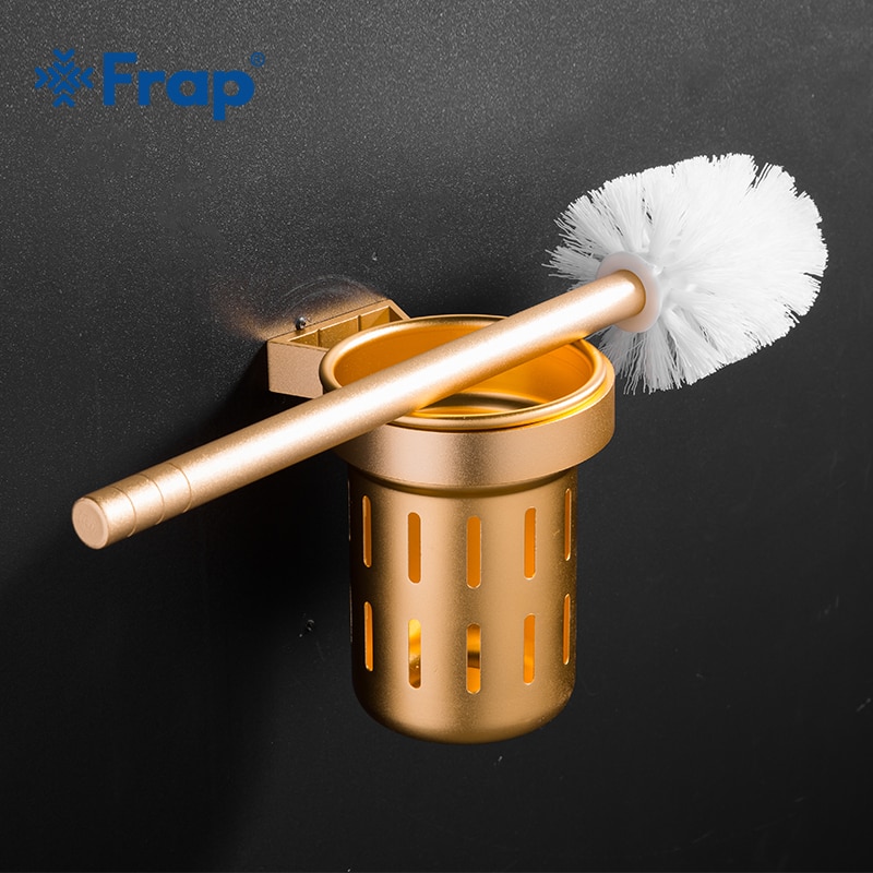 Frap Wc Borstel Houders Wandmontage Badkamer Accessoires Vergulde Badkamer Decoratie Accessoire Badkamer Producten Y38007
