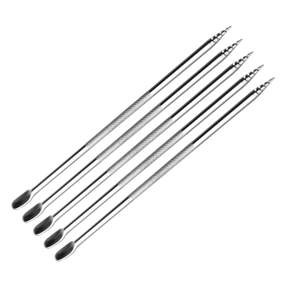 5 PCS Stainless Steel Coffee Art Pen Barista Tool for Cappuccino Latte Espresso Decorating