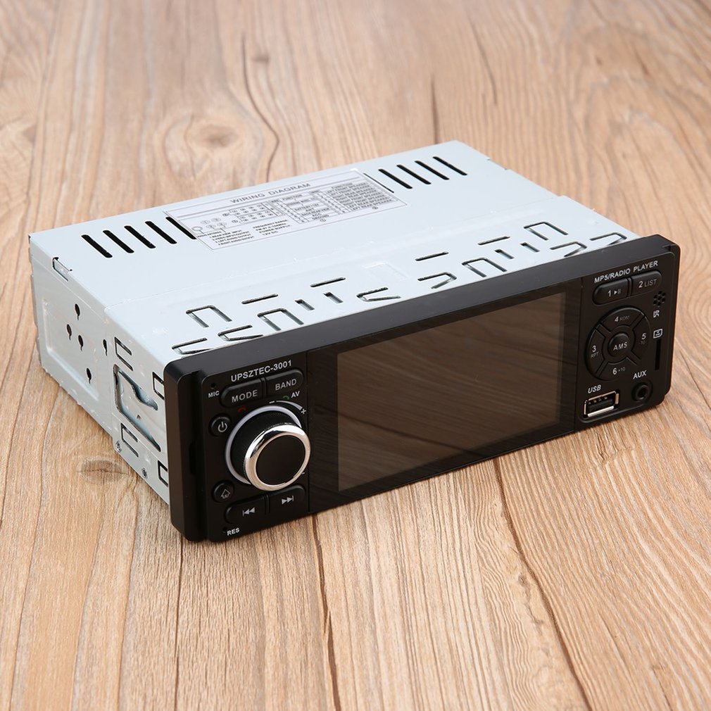 Car MP5 Player - 4.3 Inch HD LCD Screen - FM Radio Receiver - USB - Wireless Remote - Black