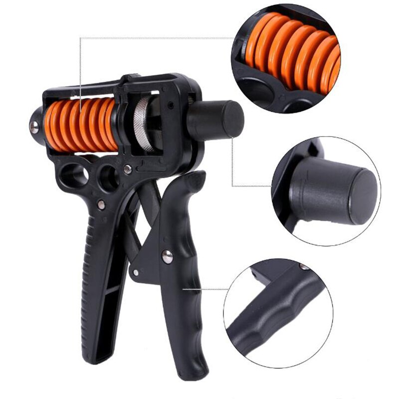 Adjustable Finger Grip Metal Hand Grips Trainer Home Fitness Accessory