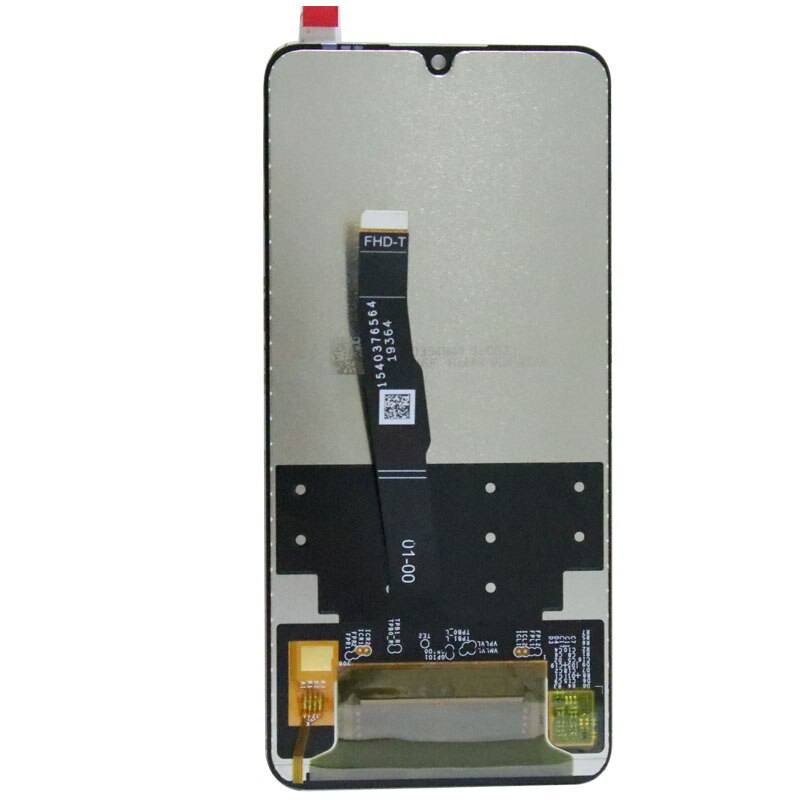 Original testado 2312*1080 display substituição para huawei p30 lite nova 4e lcd tela de toque digitador assembléia MAR-LX1 lx2 al01: Black no frame